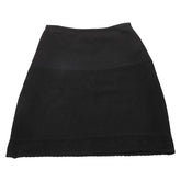 シャネル スカート サイズ:34 P20910V01267 ブラック コットン ポリエステル レディース CHANEL 【中古】