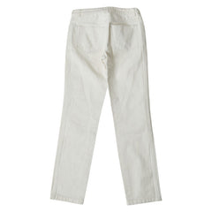 シャネル 5ポケット ジーンズ デニムパンツ サイズ:34 P22104V13234 ホワイト コットン レディース CHANEL 【中古】