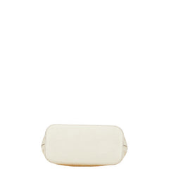 グッチ × SEGA GUCCY プリント 斜め掛け ショルダーバッグ 511189 ホワイト ゴールド レザー レディース GUCCI 【中古】