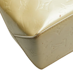 ルイ ヴィトン モノグラム ヴェルニ リードPM ハンドバッグ M91336 ペルル ホワイト パテントレザー レディース LOUIS VUITTON 【中古】