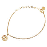 ディオール CDロゴ ブレスレット ゴールド メッキ レディース Dior 【中古】