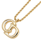 ディオール CDロゴ ネックレス ゴールド メッキ レディース Dior 【中古】