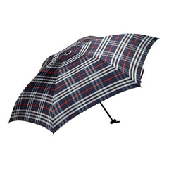 バーバリー チェック 折りたたみ傘 雨傘 ネイビー マルチカラー ナイロン レディース BURBERRY 【中古】