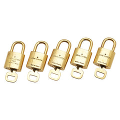 ルイ ヴィトン カデナ 南京錠 キー 5点セット ゴールド メッキ レディース LOUIS VUITTON 【中古】