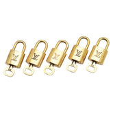 ルイ ヴィトン カデナ 南京錠 キー 5点セット ゴールド メッキ レディース LOUIS VUITTON 【中古】