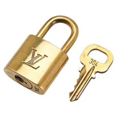 ルイ ヴィトン カデナ 南京錠 キー 5点セット ゴールド メッキ レディース LOUIS VUITTON 【中古】