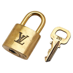 ルイ ヴィトン カデナ 南京錠 キー 5点セット ゴールド メッキ レディース LOUIS VUITTON 【中古】