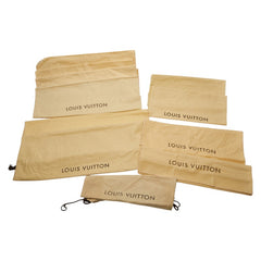 ルイ ヴィトン 保存袋 ダストバッグ 10枚セット ベージュ コットン レディース LOUIS VUITTON 【中古】