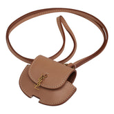 サンローラン YSL AirPodsケース 710891 ベージュ レザー レディース SAINT LAURENT 【中古】