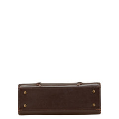 サンローラン ハンドバッグ ブラウン レザー レディース SAINT LAURENT 【中古】