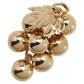 K18YG イエローゴールド 葡萄 ぶどう モチーフ ペンダントトップ レディース 【中古】