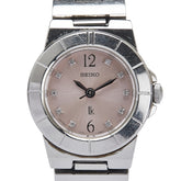 セイコー ルキア LUKIA 腕時計 1F21-0L90 クオーツ ピンク文字盤 ステンレススチール レディース SEIKO 【中古】