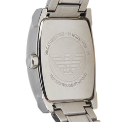 アルマーニ 腕時計 AR-0929 クオーツ ブラック文字盤 ステンレススチール メンズ ARMANI 【中古】