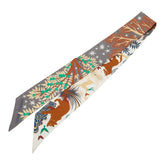 エルメス ツイリー LE CHARME D ORPHEE BA オルフェウスの魅力に誘われて スカーフ ホワイト マルチカラー レディース HERMES 【中古】