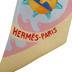 エルメス ツイリー Funny Ice Cream スカーフ マルチカラー レディース HERMES 【中古】