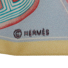 エルメス ツイリー Funny Ice Cream スカーフ マルチカラー レディース HERMES 【中古】