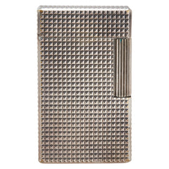 デュポン ローラー式 ガス充墳可 着火不可 火花あり ガスライター シルバー メタル メンズ Dupont 【中古】