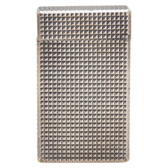 デュポン ガスライター ローラー式 ガス充墳可 着火不可 火花あり シルバー メタル メンズ Dupont 【中古】
