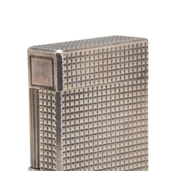 デュポン ガスライター ローラー式 ガス充墳可 着火不可 火花あり シルバー メタル メンズ Dupont 【中古】