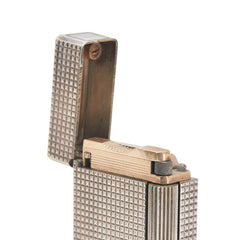 デュポン ローラー式 ガス充墳可 着火不可 火花あり ガスライター シルバー メタル メンズ Dupont 【中古】