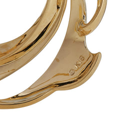 ミキモト K18YG イエローゴールド アコヤ真珠 アコヤパール5.3mm ブローチ レディース MIKIMOTO 【中古】