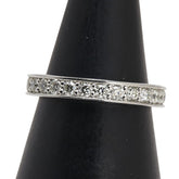 Pt950 プラチナ ダイヤ0.70ct フルエタニティ リング 指輪 レディース 7号 【中古】