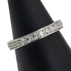 Pt950 プラチナ ダイヤ0.70ct フルエタニティ リング 指輪 レディース 7号 【中古】