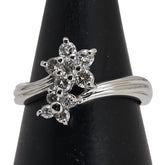 Pt900 プラチナ ダイヤ0.50ct リング 指輪 レディース 12号 【中古】