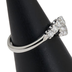 Pt900 プラチナ ダイヤ1.04ct スイートテン リング 指輪 レディース 12号 【中古】