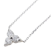 Pt900 プラチナ Pt850 プラチナ ダイヤ0.50ct ペンダントネックレス レディース 【中古】