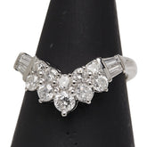 Pt900 プラチナ ダイヤ1.00ct リング 指輪 レディース 11.5号 【中古】