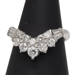 Pt900 プラチナ ダイヤ1.00ct リング 指輪 レディース 11.5号 【中古】