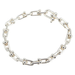 ティファニー ハードウェア スモールリンク ブレスレット SV925 シルバー レディース TIFFANY&Co. 【中古】