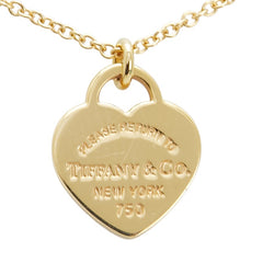 ティファニー リターントゥティファニー ミニハートタグ ペンダントネックレス K18YG イエローゴールド レディース TIFFANY&Co. 【中古】