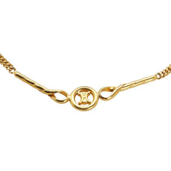 セリーヌ トリオンフ ネックレス ゴールド メッキ レディース CELINE 【中古】