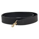 グッチ ショルダーストラップ ブラック ゴールド レザー レディース GUCCI 【中古】