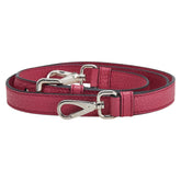 プラダ ショルダーストラップ ネームタグ クロシェット 鍵 パドロック セット ピンク レザー レディース PRADA 【中古】