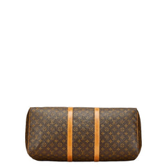 ルイ ヴィトン モノグラム キーポル55 ボストンバッグ トラベルバッグ M41424 ブラウン PVC レザー レディース LOUIS VUITTON 【中古】