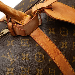 ルイ ヴィトン モノグラム キーポル55 ボストンバッグ トラベルバッグ M41424 ブラウン PVC レザー レディース LOUIS VUITTON 【中古】