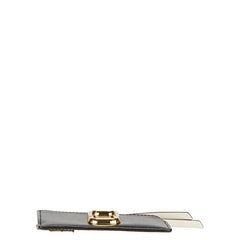 マークジェイコブス ザ スナップショット コインケース フラグメントケース ブラック グレー ホワイト レザー レディース MARC JACOBS 【中古】