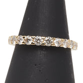 K18YG イエローゴールド ダイヤ1.00ct エタニティ リング 指輪 レディース 12.5号 【中古】