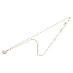 ヴァンクリーフ&アーペル パピヨン ペンダントネックレス K18YG イエローゴールド マザーオブパール レディース Van Cleef & Arpels 【中古】