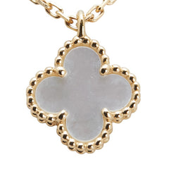 ヴァンクリーフ&アーペル スウィートアルハンブラ ペンダントネックレス VCARF69100 K18YG イエローゴールド マザーオブパール レディース Van Cleef & Arpels 【中古】