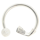 ティファニー ゴルフ チャーム キーリング キーホルダー SV925 シルバー レディース TIFFANY&Co. 【中古】