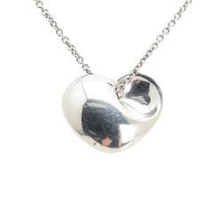 ティファニー フォールド ハート ネックレス SV925 シルバー レディース TIFFANY&Co. 【中古】