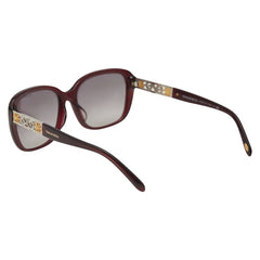 ティファニー サングラス TF4120BF ワインレッド プラスチック ラインストーン レディース TIFFANY&Co. 【中古】