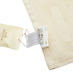 エルメス ダダ ベビータオル ハンドタオル ハンカチ ベージュ コットン レーヨン レディース HERMES 【中古】