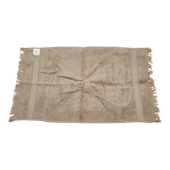 エルメス ロゴ刺繍 タオル ブラウン コットン レディース HERMES 【中古】