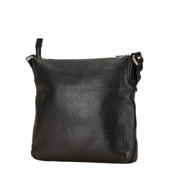 グッチ インターロッキングG 斜め掛け ショルダーバッグ 322059 ブラック レザー レディース GUCCI 【中古】