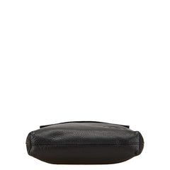 グッチ インターロッキングG 斜め掛け ショルダーバッグ 322059 ブラック レザー レディース GUCCI 【中古】